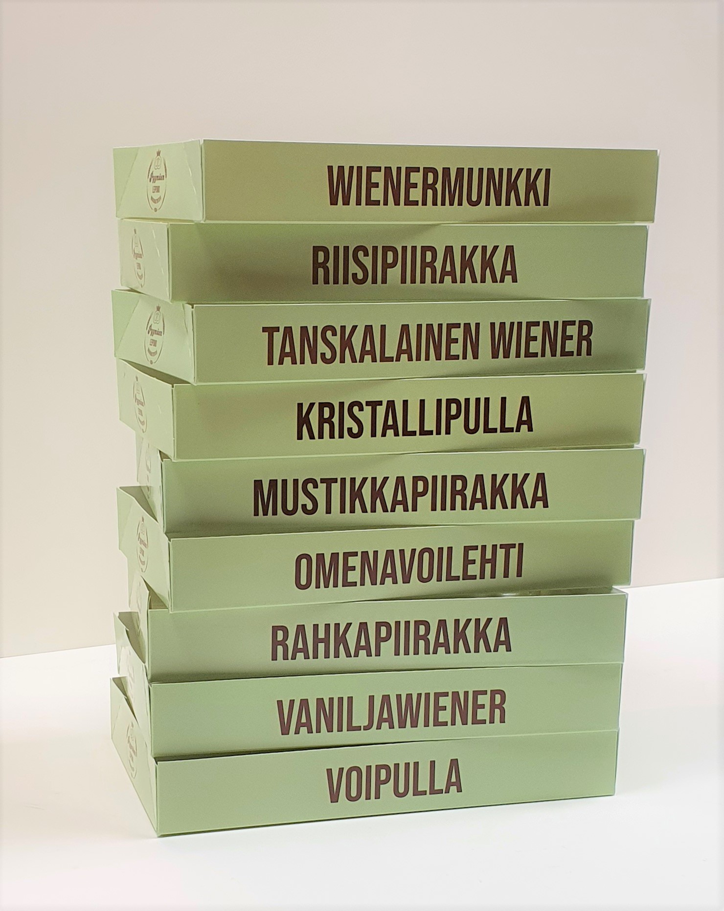 kartonkinen offsetpainettu nopeakäyttöinen kulmaliimattu alusta. Kokoamatta käyttövalmis!